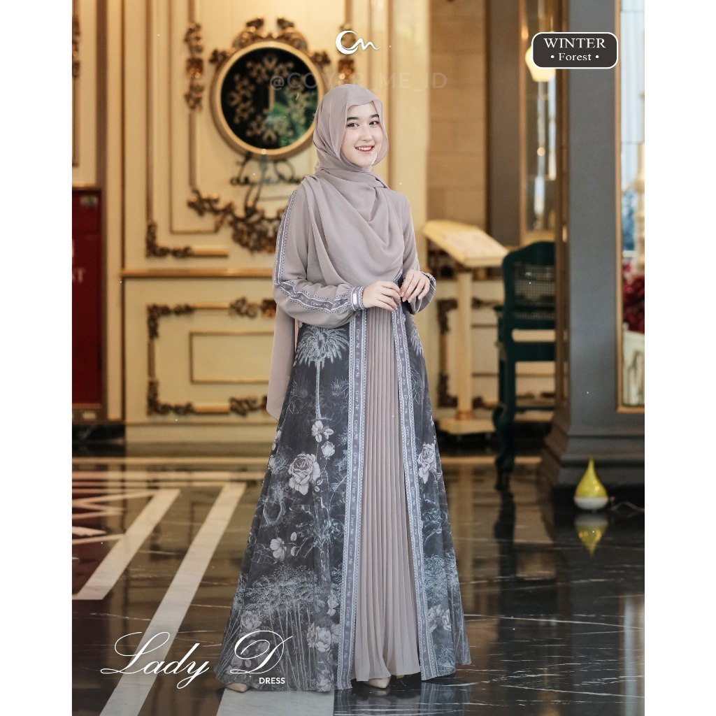 LADY D DRESS BY COVER ME/WINTER DRESS/DRESS PRINTING PREMIUM