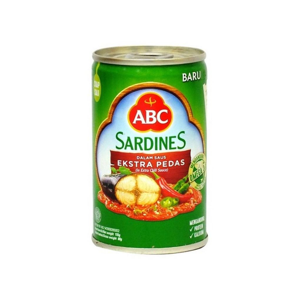 

ABC Sarden Tomat & Extra PEDAS 155gr