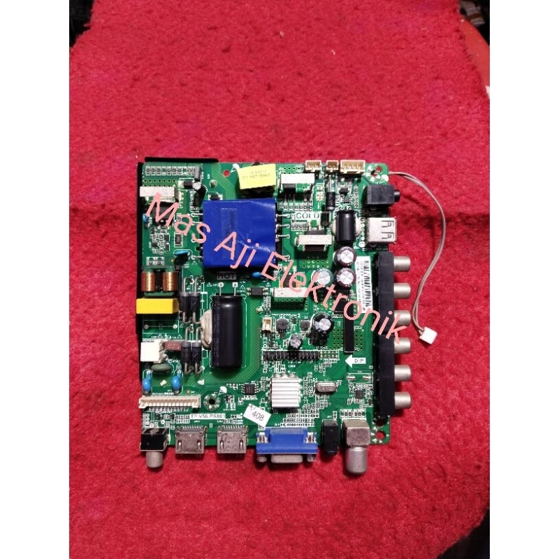 MAINBOARD TV POLYTRON PLD32D1550 - MOTHERBOARD - MESIN TV - MOBO MICOM TV POLYTRON 32D1550