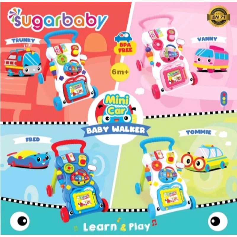Push Walker Sugarbaby/Mini Car(Baby Walker) Sugarbaby