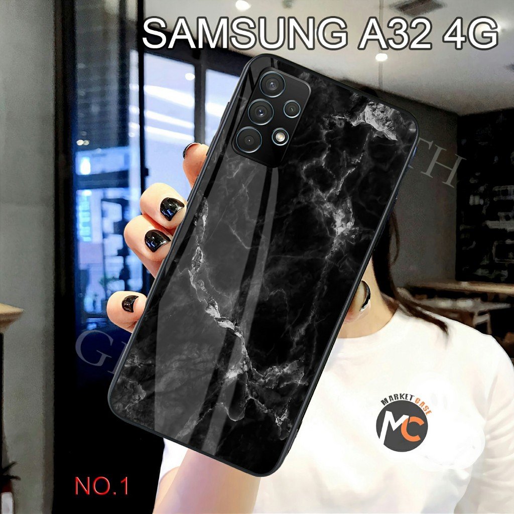 H1292 SoftCase Glass Kaca SAMSUNG A32 4G CASE SAMSUNG A32 4G Casing Handphone SAMSUNG A32 4G