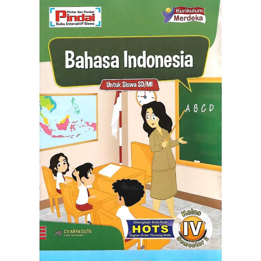 Buku LKS Bahasa Indonesia kurikulum Merdeka Kelas 4 SD/MI Semester 2