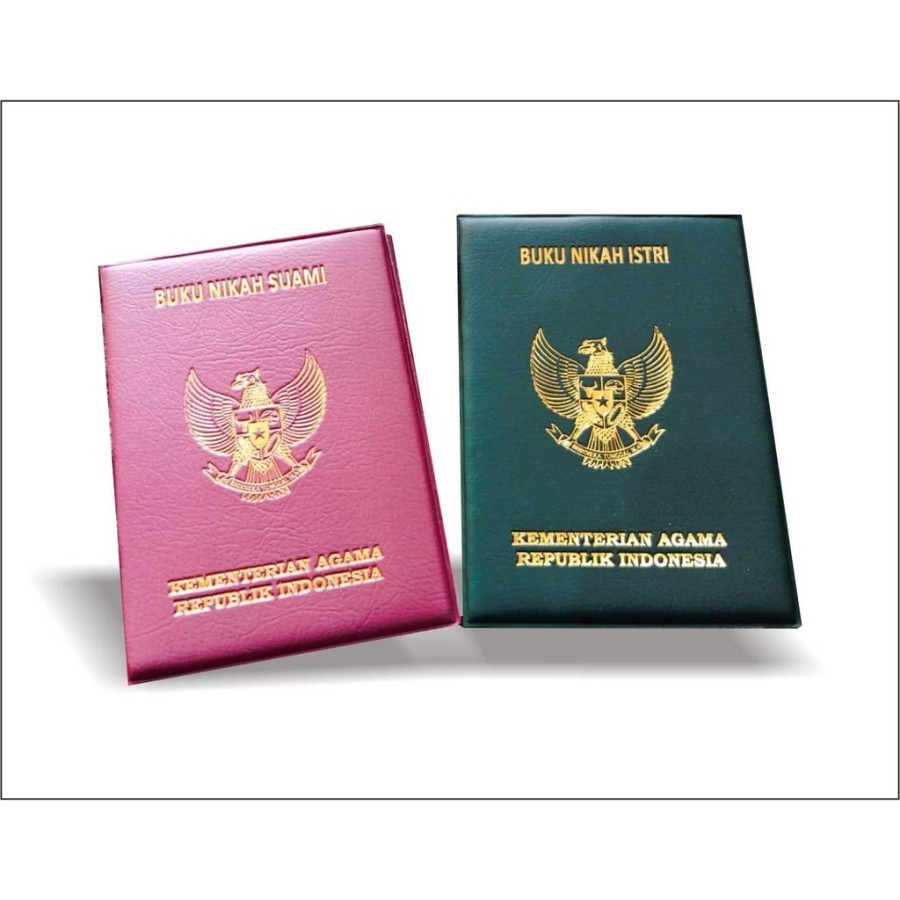 

Spesial!! Sampul Buku Nikah Hard Cover 2 Varian Warna- Hijau Merah