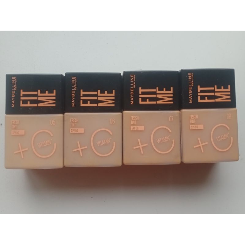 Maybelline Fit Me Fresh Tint 3In1 Foundation With Sunscreen SPF 50 - 30ml
