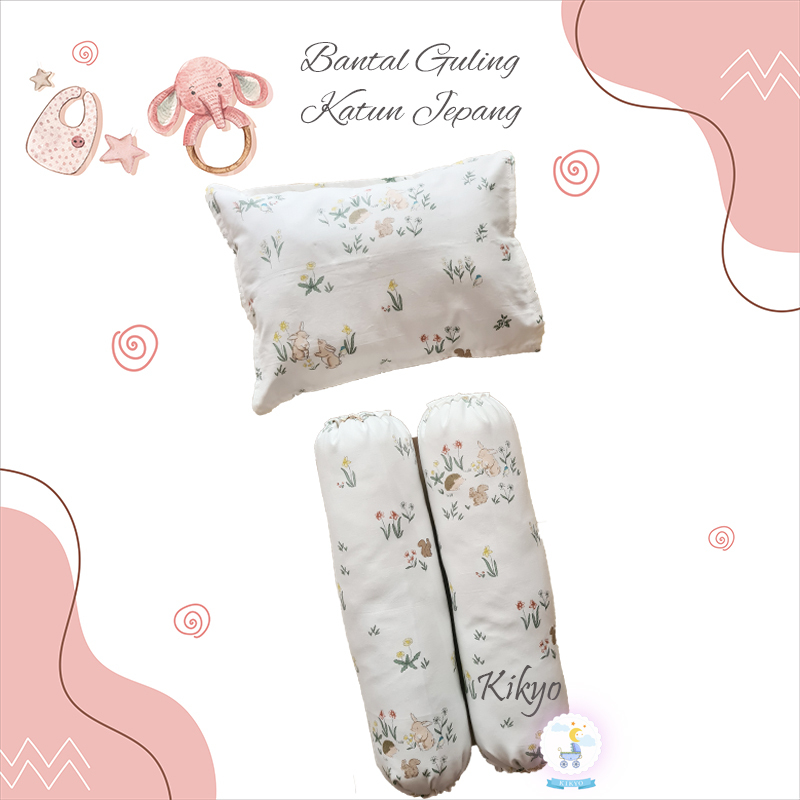 ghk Bantal guling bayi katun jepang / sarung bantal guling bayi katun jepang