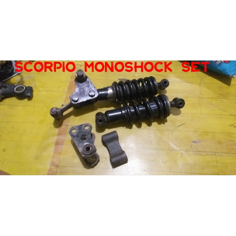 monoshock yamaha scorpio set ar cr unitrack prolink kumplit original 2nd copotan