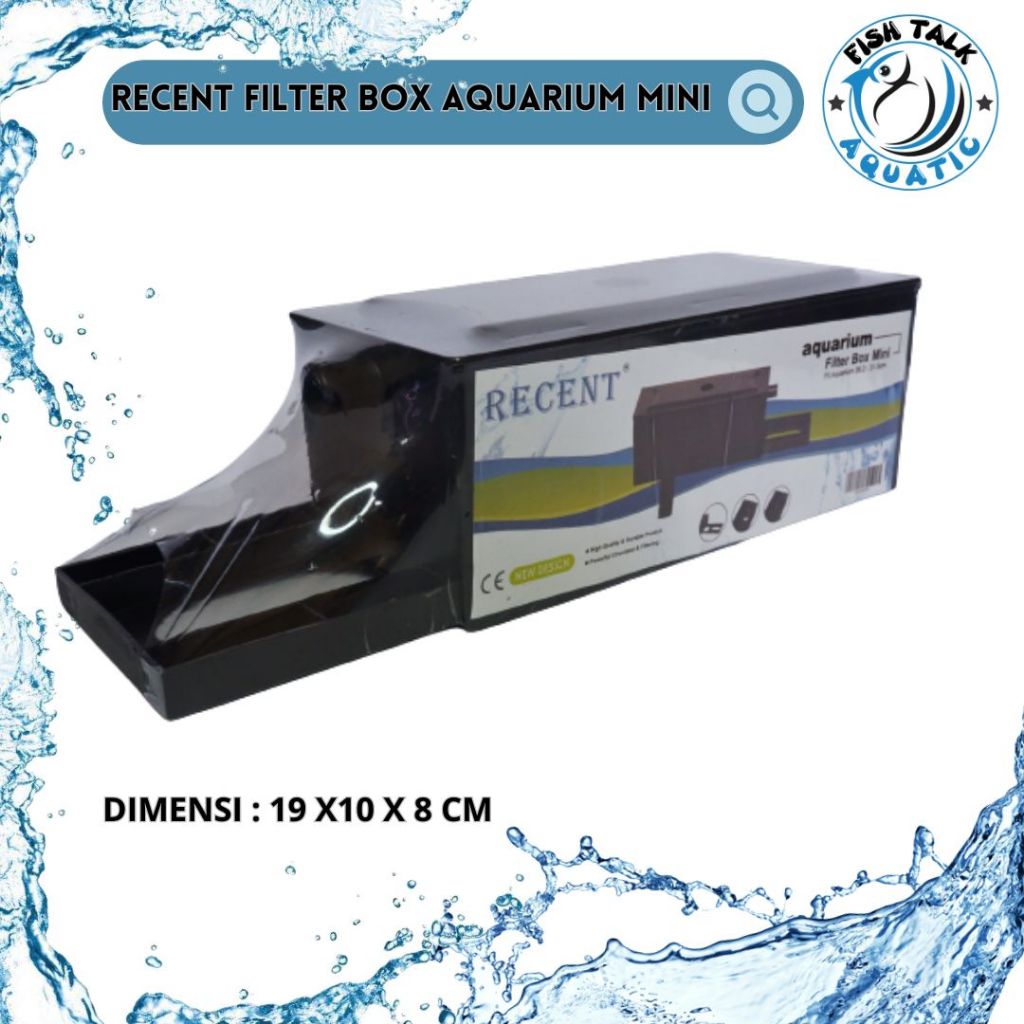 RECENT Box Filter Mini Aquarium Aquascape Filter Box Mini Box Kosong