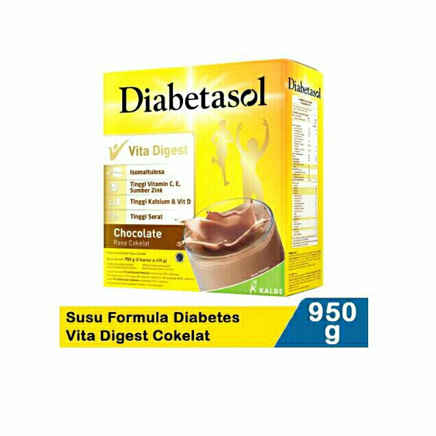 

Diabetasol susu formula diabetes vita Digest coklat 950g