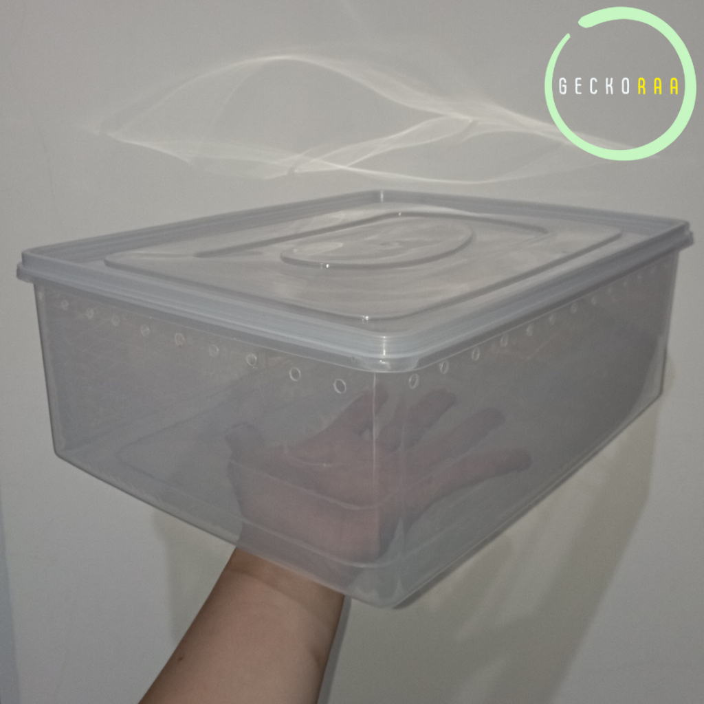 Kandang Reptil Gecko Kura kura / Kotak Reptil Reptile Box Ukuran Besar Lebar dan Tinggi