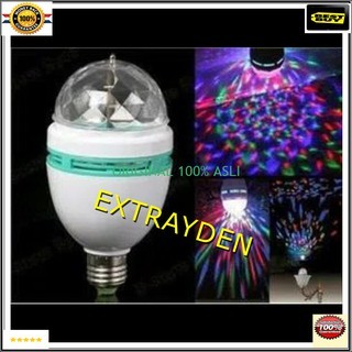 G223 lampu disco led kelap kelip bohlam disko multi warna warni motif variasi full color colour sina