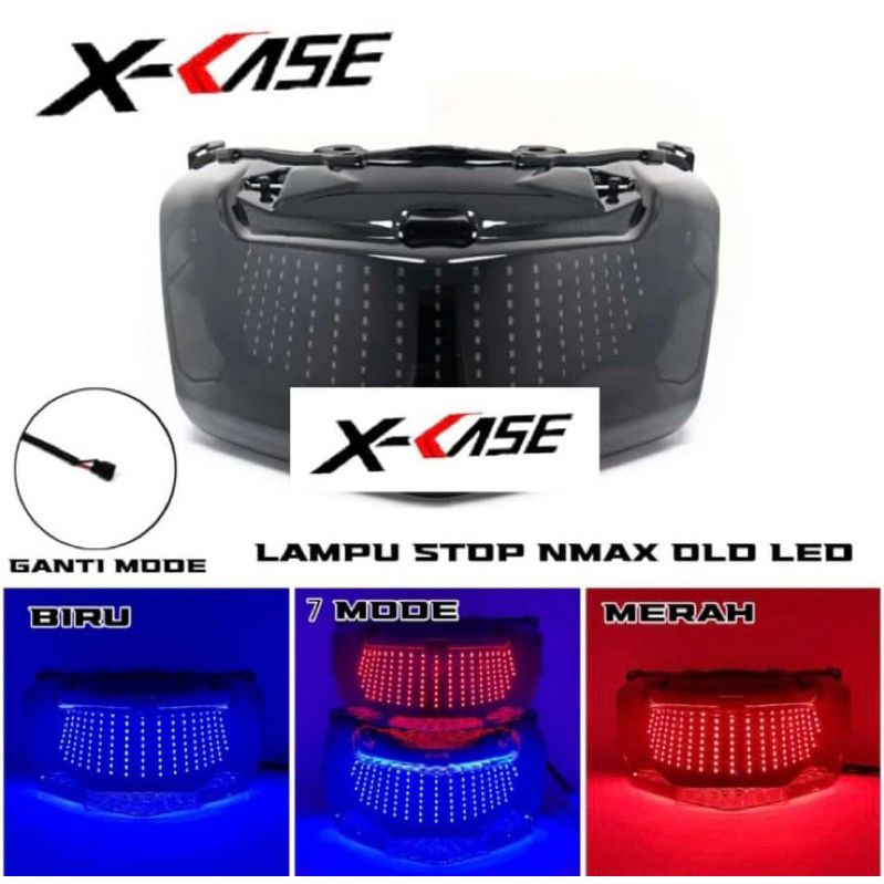 LAMPU STOP / STOPLAMP NMAX OLD COLOSEUM 7 MODE MODEL JARING LAMPU BELAKANG NMAX OLD X-CASE
