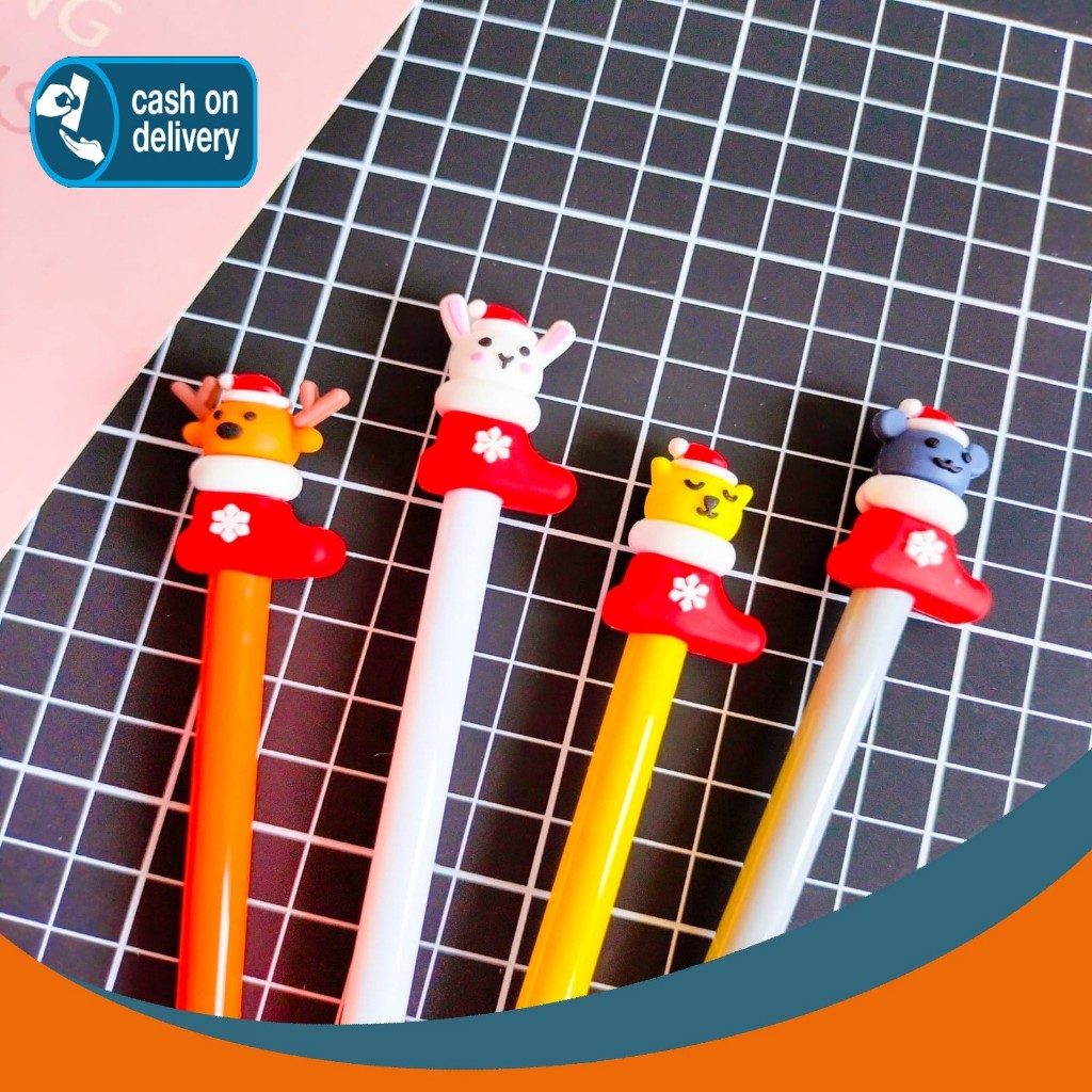 

PULPEN GEL NATAL KAOS KAKI PGK-1008 PEN PENA BOLPEN BOLPOIN CHRISTMAS ANAK LUCU ALAT TULIS KANTOR SEKOLAH MURAH TERMURAH COD