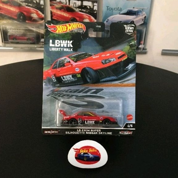 Hotwheels LB-ER34 Super Silhouette Nissan Skyline Mountain Dtifters