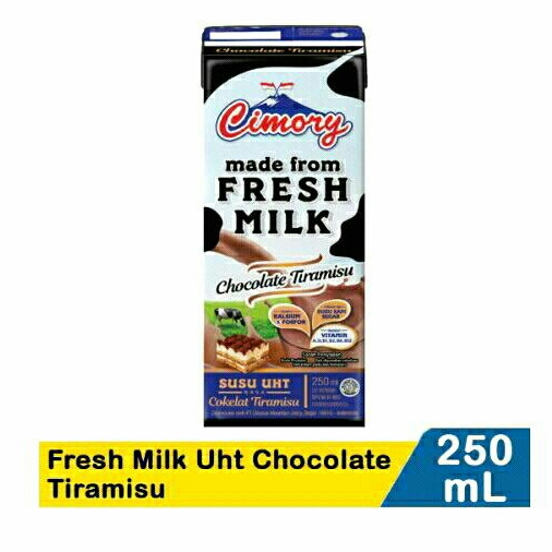 

Cimory fresh milk uht choco tiramisu 250g