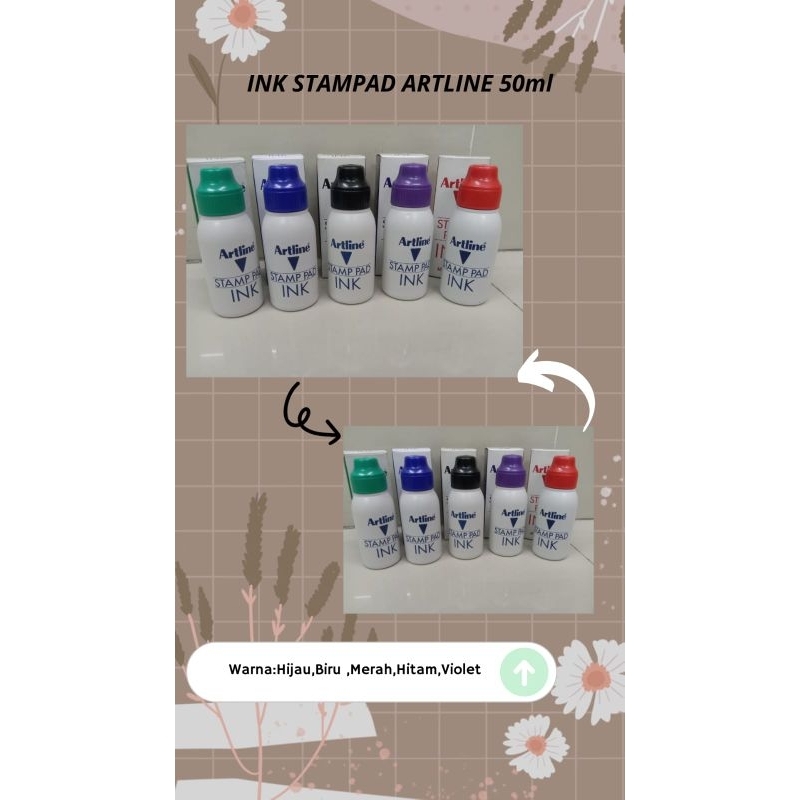 

Tinta Stempel Artline 50cc