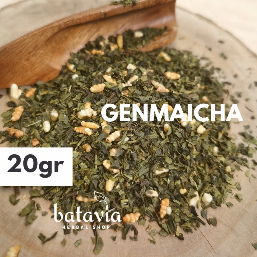 

Genmaicha Japanese Green Tea Roasted Rice Premium Teh Hijau Sencha - 20gr