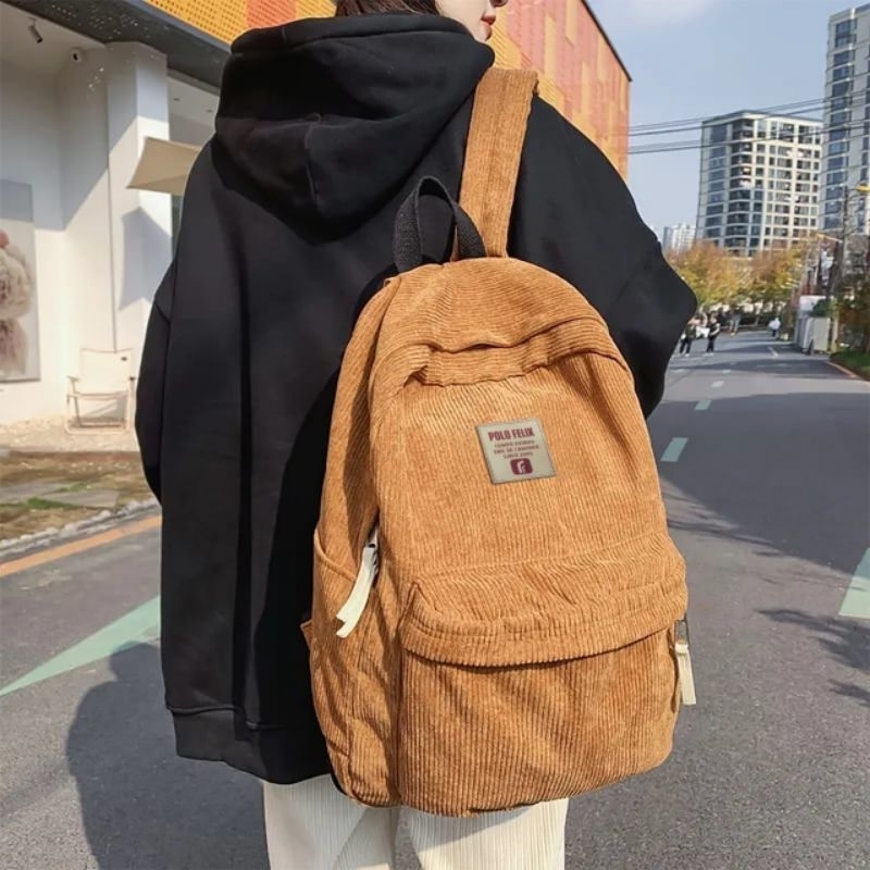 DISKON RANSEL KANTORAN BESAR WANITA RANSEL LAPTOP SMP SMA KULIAH KULIT RANSEL WANITA RANSEL TRAVEL
