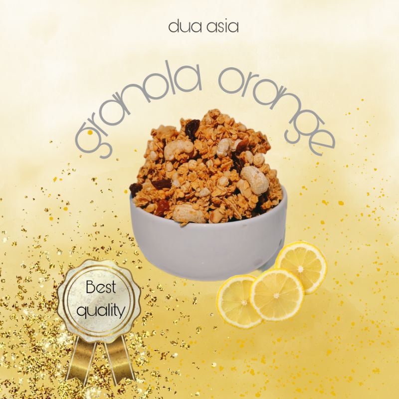 

Granolla Orange,,makanan sereal,nutrisi uktoples,400gr