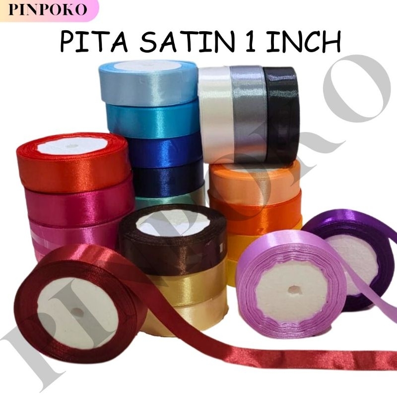 

Pita Satin 2.5 cm atau 1inch