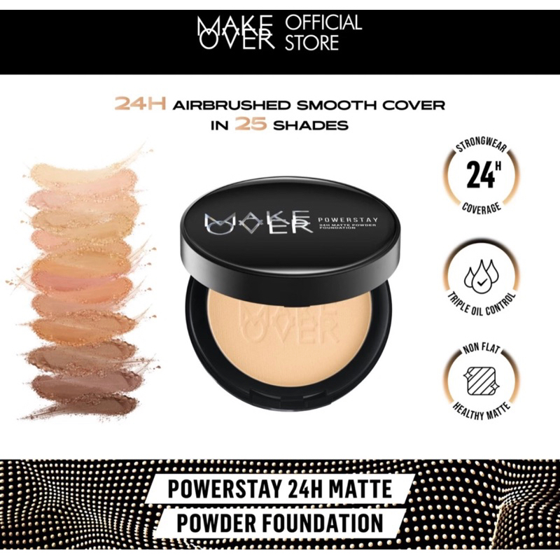 MAKE OVER POWERSTAY MATTE POWDER FOUNDATION NORMAL OILY SKIN MAKE OVER Powerstay Matte Powder Founda