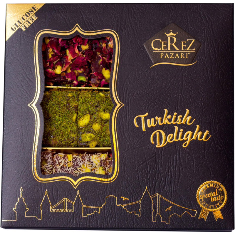 

READY Turkish Delight KRAL LOKUM Çerez Pazarı Ori Turkey