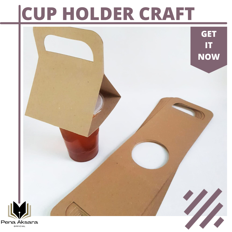 Paper Cup Holder Craft Single Penyangga Gelas