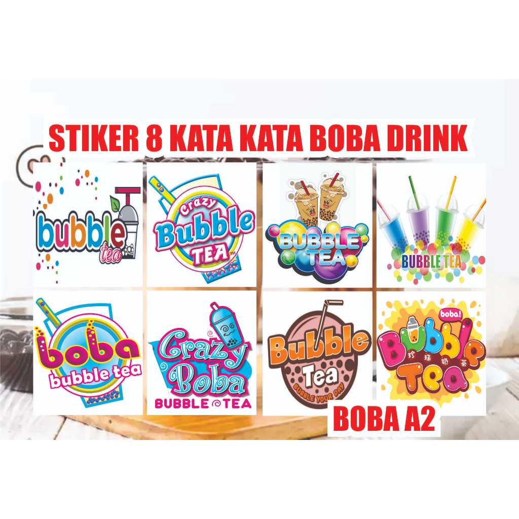 

100 pcs kata kata boba drink (8 pcs)