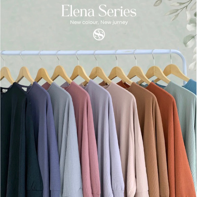 Abaya Basic/ Abaya Turki/ Abaya Polos - Elena Series by Scraffy