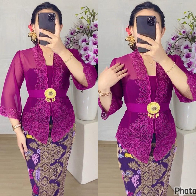 KEBAYA SIFON BORDIR|KEBAYA JADI BALI|KEBAYA BALI|KEBAYA BALI MURAH