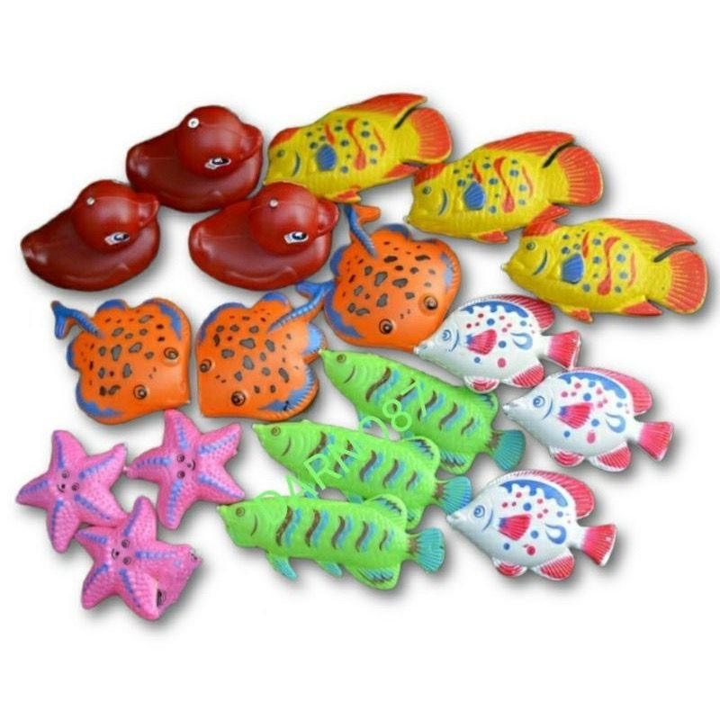 MAINAN PANCINGAN IKAN MAGNET ISI BANYAK TANPA ALAT PANCING (IKAN SAJA)