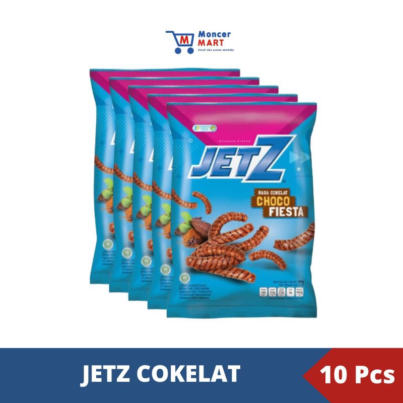 

Jetz Snack Rasa Cokelat Renceng Isi 10 Pcs | Jetz Choco Fiesta