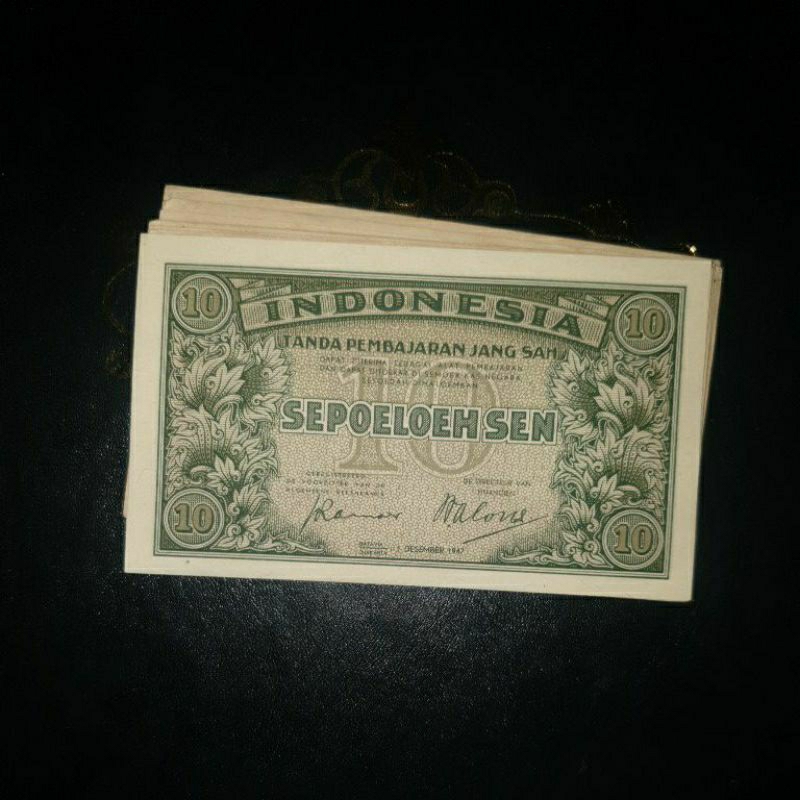 Uang Kuno 10 Sen Federal II