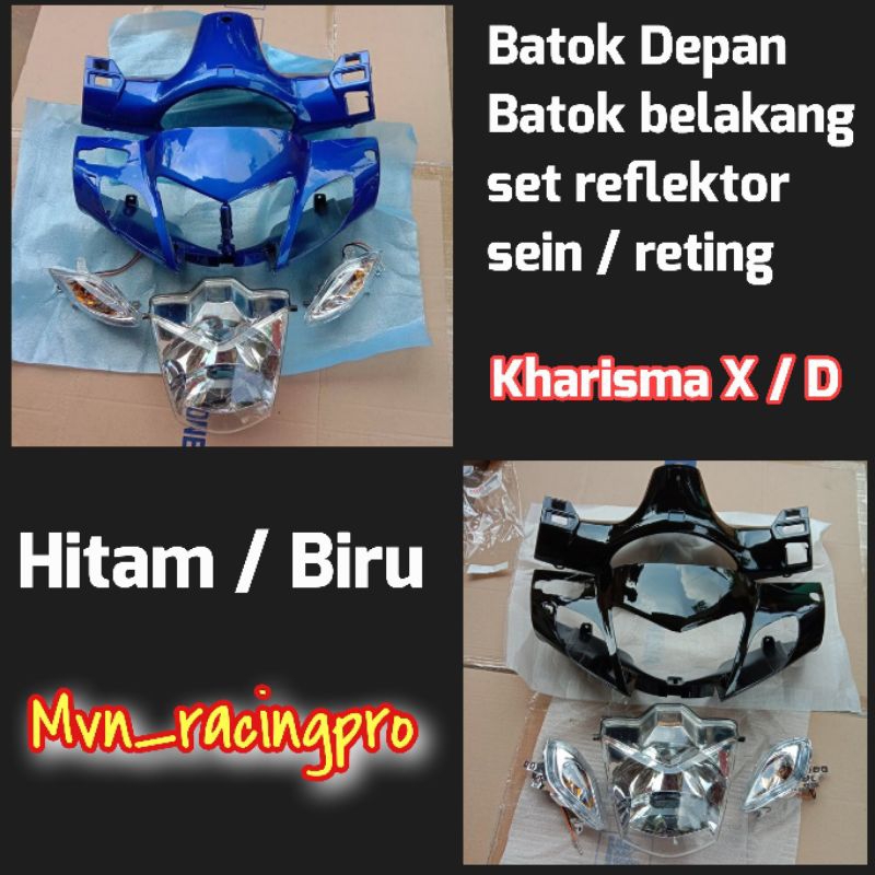 Paket cover batok totok kepala depan belakang set lampu HONDA KARISMA X / D 125D karisma x d Warna h
