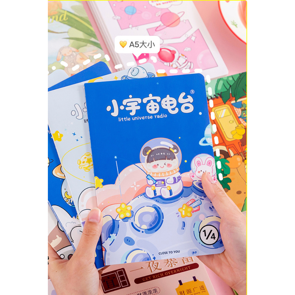 

NOTEBOOK CUTE A5 32 PAGE SPACE