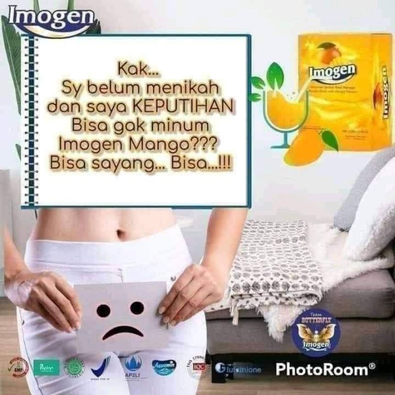 IMOGEN MANGGA UNTUK KESEHATAN area KEWANITAAN