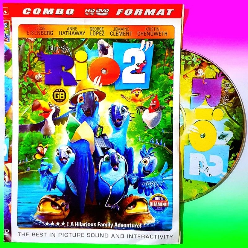 KASET DVD film anak Rio 2  KASET DVD film anak terlaris