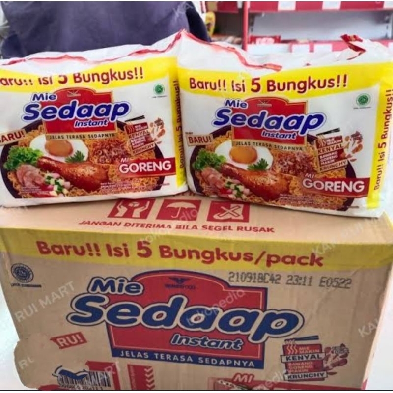 

Mie Sedap goreng isi 5 pcs