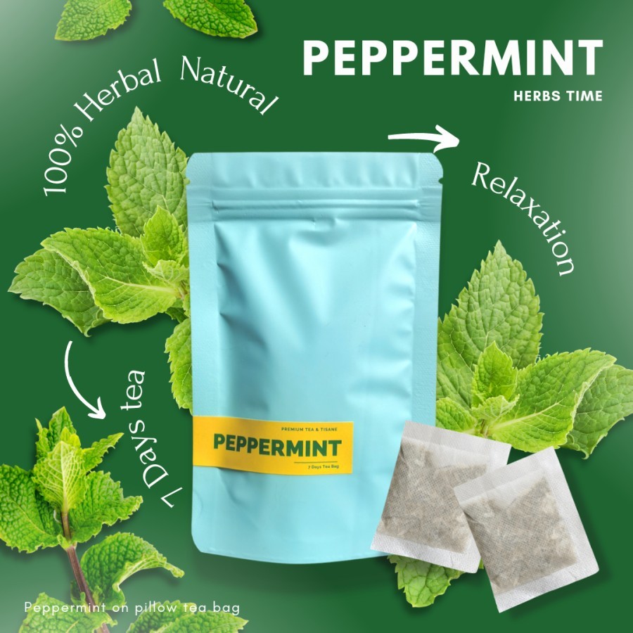 

Teh Peppermint Tea Bag Tisane Teh Celup Peppermint Mint Tea Premium - Tea bag - 7days