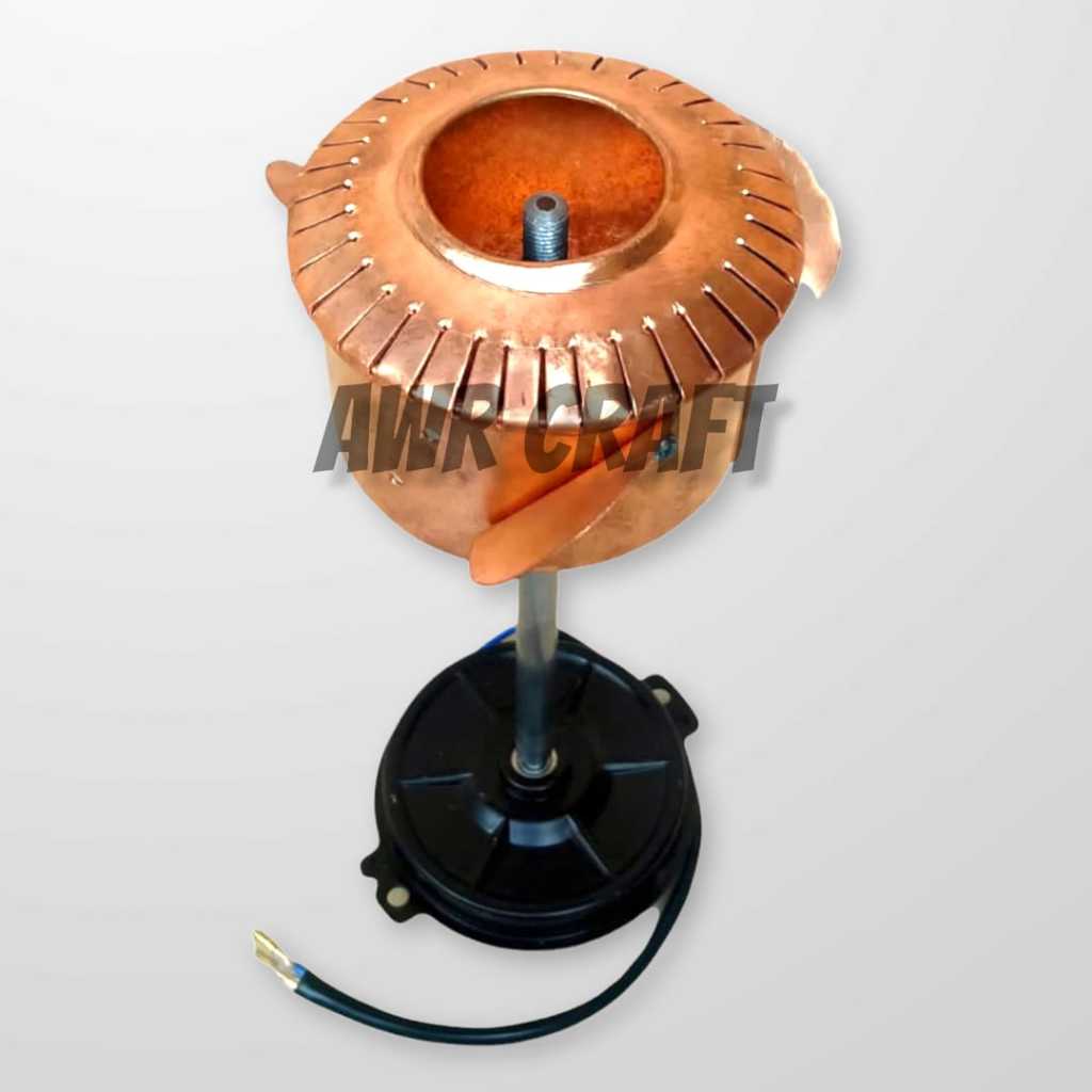 Paket Mesin harum manis Dinamo dc 12 Volt As 12 mm dan Tungku Tembaga