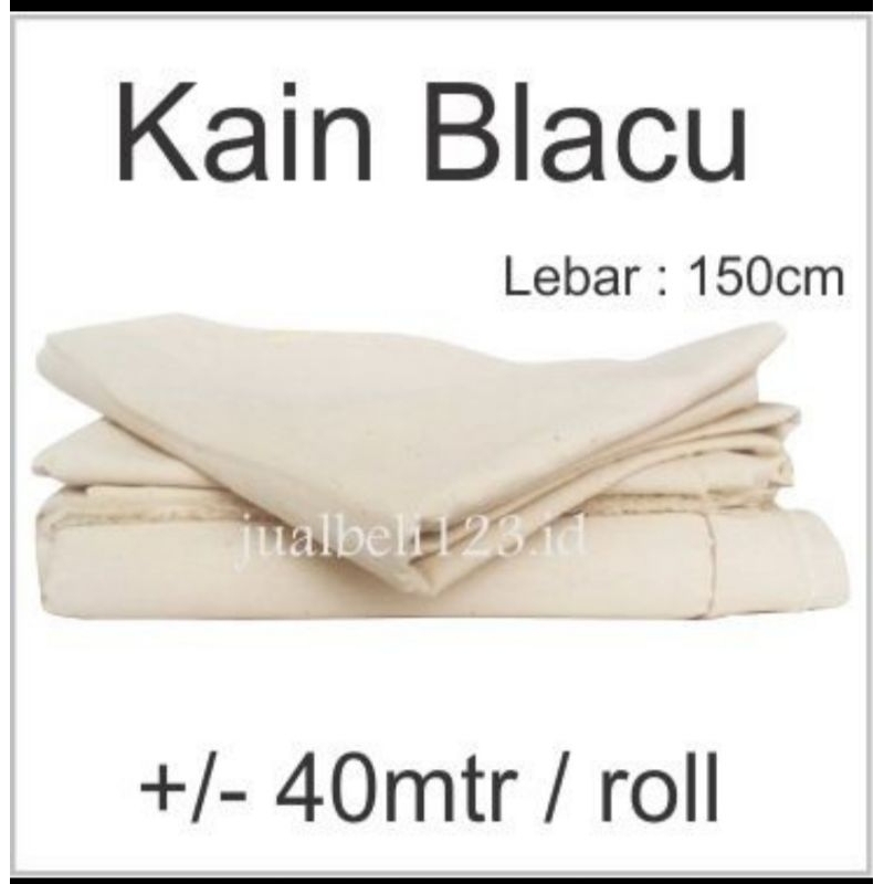

Kain Blacu Belacu Blaco kanvas lukis lebar 150 cm / roll