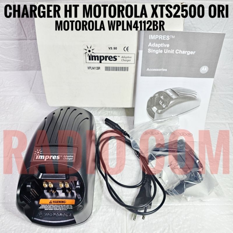 CHARGER HT MOTOROLA XTS2500 XTS 2500 ORIGINAL WPLN4112BR DEKSTOP CARGER HT XTS2500 XTS1500 XTS5000