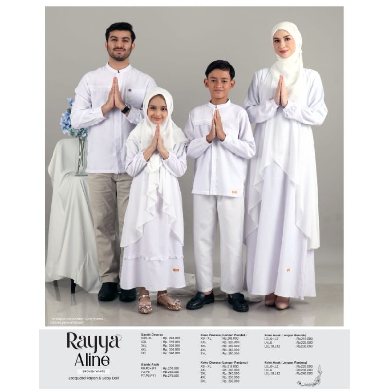 Sarimbit Rayya Aline Broken White By Nibras/ Sarimbit 2024