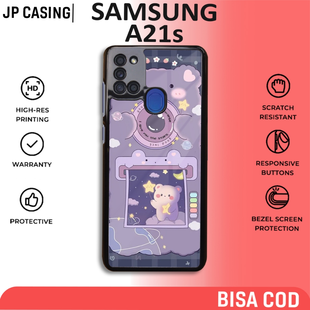Case Samsung A21S Terbaru - Samsung A21S - Motif Cute02 - Bahan Hardcase Softcase Premium Glossy - C