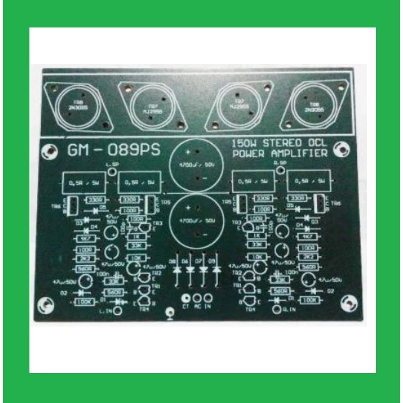 PCB power OCL 150W stereo BellKit