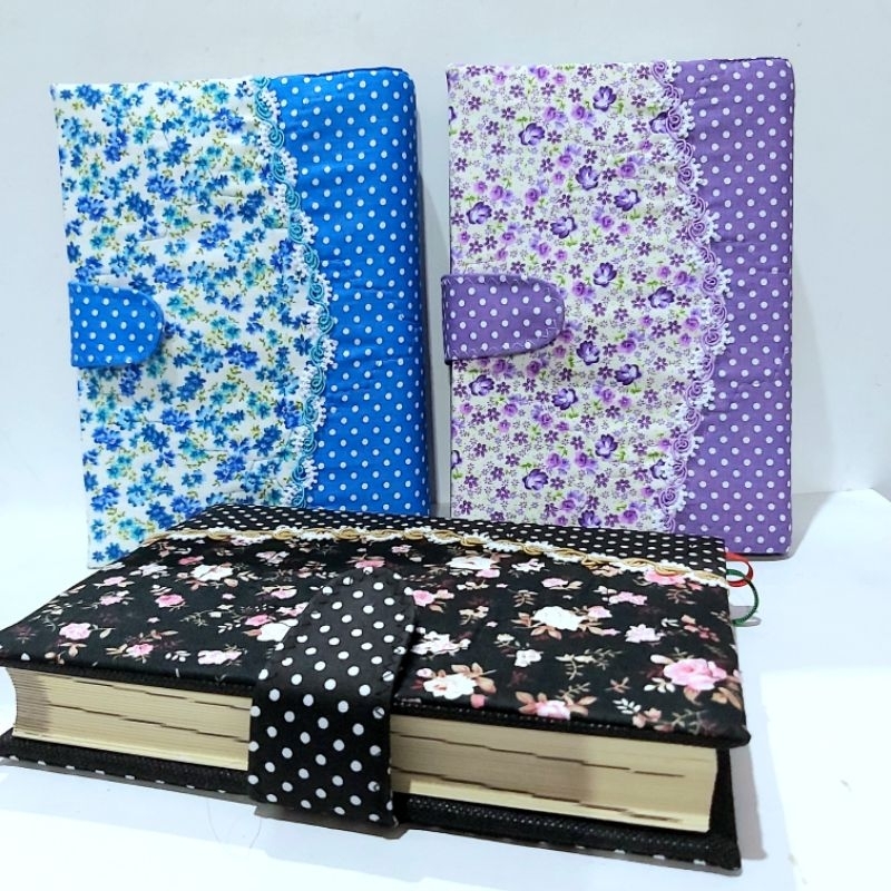SAMPUL saja A5 - COVER AL QURAN ANAK 21X15CM A5 SAMPUL QURAN BAHAN KATUN QURAN LUCU AGENDA KANCING S