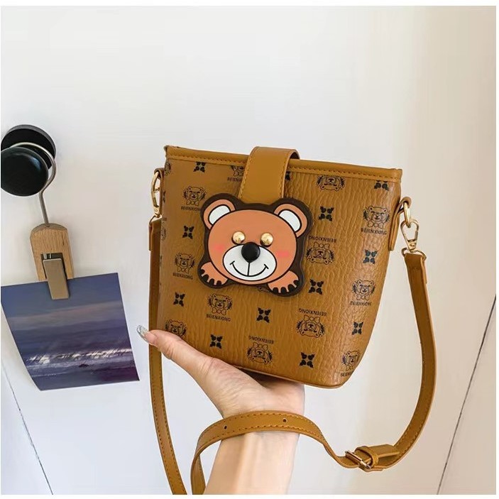 Velyn.bag ZCJ2384 Tas SELEMPANG Beruang wanita ready import terbaru