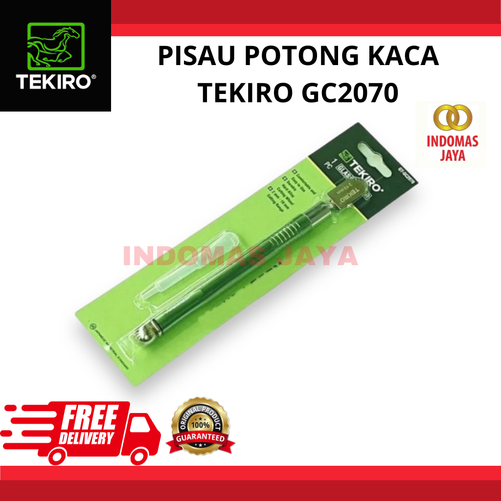 

TEKIRO Alat Pemotong Kaca / Oil Glass Cutter / Pisau Pemotong Kaca Alat Pemotong Kaca 2-19mm TEKIRO Glass Cutter Pisau Potong Kaca GC2070