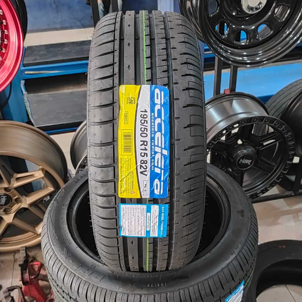 Ban mobil merk accelera ukuran 195 50 ring 15