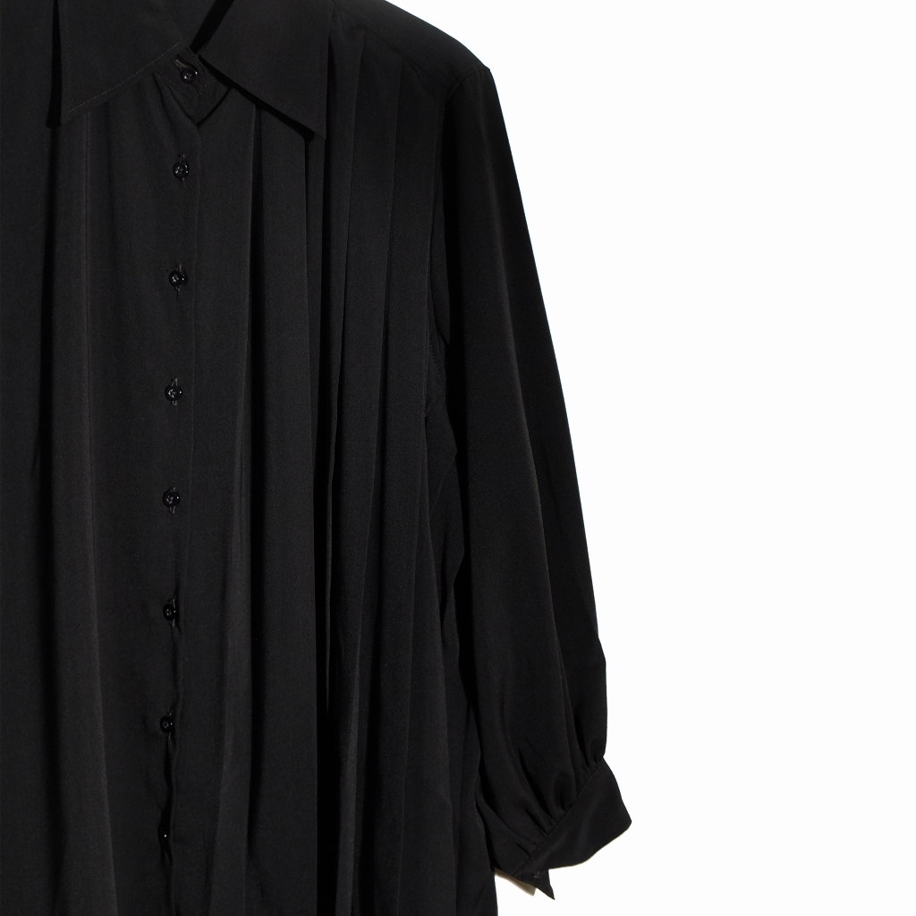 Rashawl Lausanne Oversized Pleated Shirt