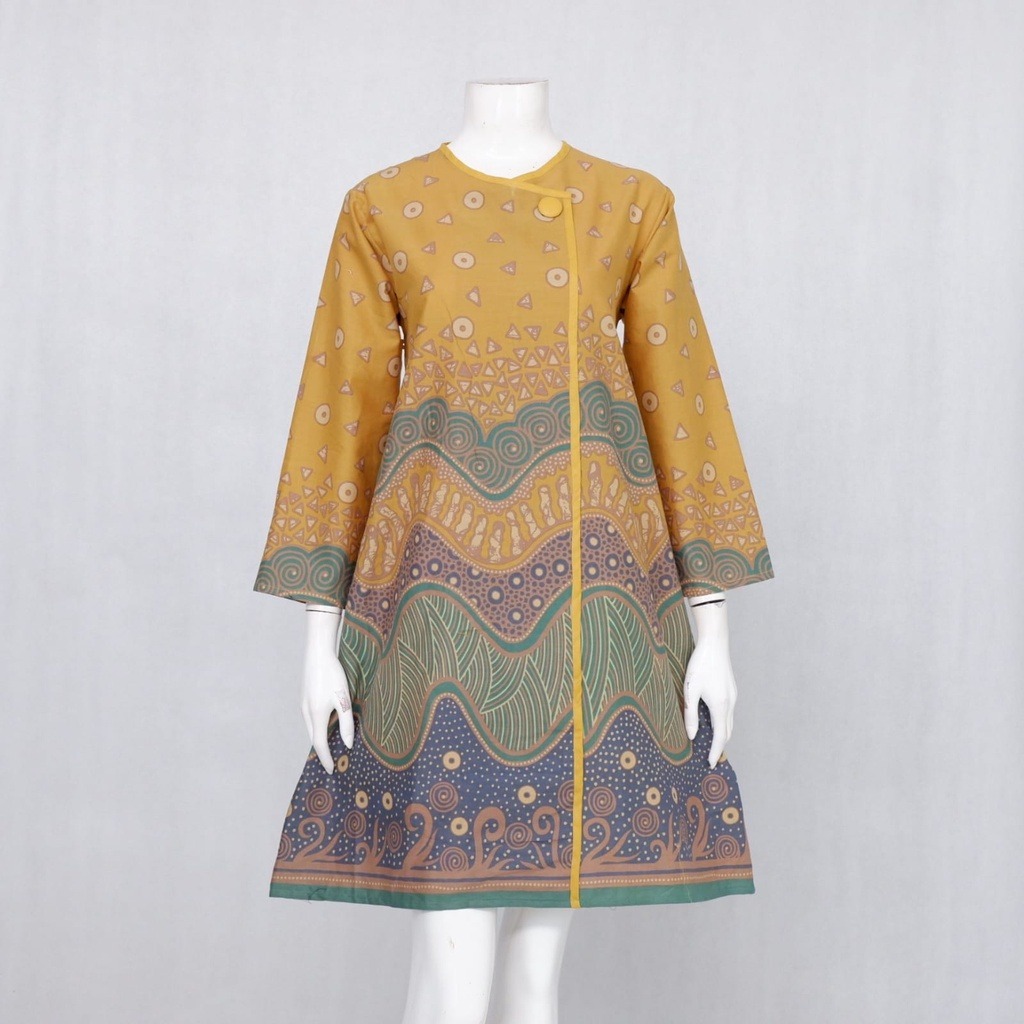 LANGITJUA BATIK SOLO | TUNIK GANTARI 02 JUMBO | ATASAN TUNIK BATIK BAJU KERJA